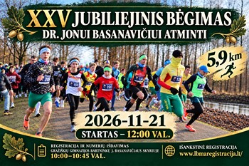 XXV tradicinis bėgimas dr. Jonui Basanavičiui atminti 
