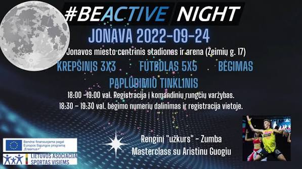 „BeActive Night“ Jonava 2022 „BeActive Night“ Jonava 2022