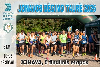 Jonavos bėgimo taurė - 2026 (5 finalinis etapas) Jonavos bėgimo taurė - 2026 (5 finalinis etapas)