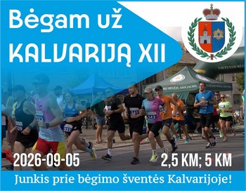 Bėgam už Kalvariją miesto gatvėmis XII Bėgam už Kalvariją miesto gatvėmis XII
